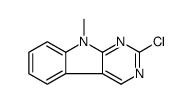 2-chloro-9-methylpyrimido[4,5-b]indole Structure