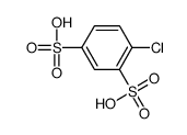 4-chlorobenzene-1,3-disulfonic acid结构式