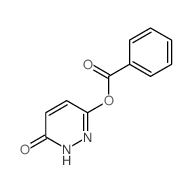 3(2H)-Pyridazinone,6-(benzoyloxy)-结构式