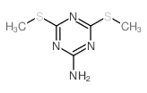 2-AMINO-4,6-BIS(METHYLTHIO)-S-TRIAZINE Structure