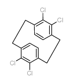 tetrachlorotricyclo[8.2.2.24,7]hexadeca-1(12),4,6,10,13,15-hexaene, mixed isomers Structure