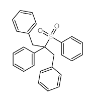 1,2,3-triphenylpropan-2-ylsulfonylbenzene结构式