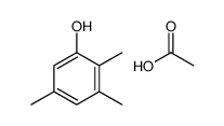 acetic acid,2,3,5-trimethylphenol Structure