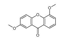 2,5-dimethoxyxanthen-9-one Structure
