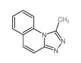 [1,2,4]Triazolo[4,3-a]quinoline, 1-methyl- Structure