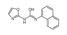 1-naphthalen-1-yl-3-(1,3-oxazol-2-yl)urea Structure
