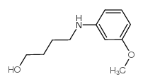 4-(3-甲氧基-苯基氨基)-1-丁醇结构式