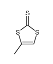 4-methyl-[1,3]dithiole-2-thione Structure