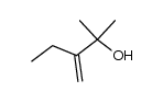 3-ethyl-2-methyl-but-3-en-2-ol结构式