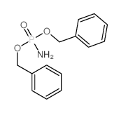 Phosphoramidic acid, dibenzyl ester Structure