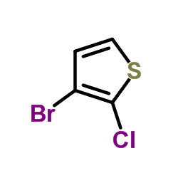 2-氯-3-溴噻吩结构式