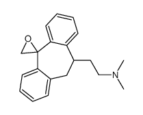 10-(2-dimethylaminoethyl)-10,11-dihydrospiro[dibenzo[a,d]cyclohepten-5,2'-oxirane]结构式