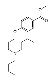 4-[3-(二丁氨基)丙氧基]苯甲酸甲酯结构式