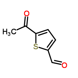 5-Acetyl-2-thiophenecarbaldehyde Structure