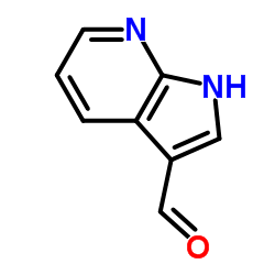 7-氮杂吲哚-3-甲醛结构式