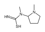 1-methyl-1-(1-methylpyrrolidin-2-yl)thiourea Structure