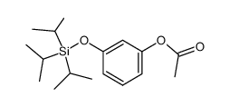 3-[1,1-bis(methylethyl)-2-methyl-1-silapropoxy]phenyl acetate结构式