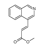 3-异喹啉-4-丙烯酸甲酯结构式