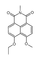 6-ethoxy-7-methoxy-2-methyl-1H-benz[de]isoquinoline-1,3(2H)-dione Structure