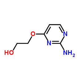 Ethanol, 2-[(2-amino-4-pyrimidinyl)oxy]- (9CI) Structure