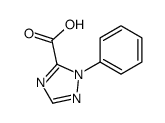 1-苯基-1H-1,2,4-噻唑-5-羧酸结构式