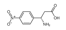 (S)-3-氨基-3-(4-硝基苯基)丙酸结构式