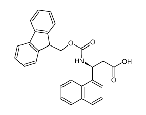 (S)-3-((((9H-芴-9-基)甲氧基)羰基)氨基)-3-(萘-1-基)丙酸图片