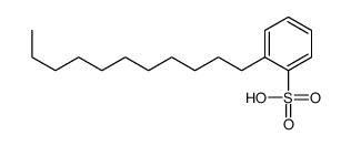 N-undecyl benzene sulfonic acid structure