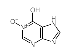 次黄嘌呤 1-氧化物结构式