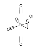 Fe(CO)4(1,1-dichloroethylene) Structure