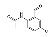 2-acetamido-5-chlorobenzaldehyde Structure