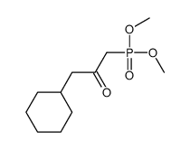 1-cyclohexyl-3-dimethoxyphosphorylpropan-2-one结构式