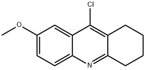 9-氯-7-甲氧基-1,2,3,4-四氢吖啶结构式