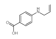 4-(烯丙基氨基)苯甲酸结构式