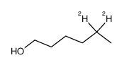 5,5-dideuterio-hexan-1-ol Structure