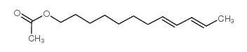 (8E,10E)-8,10-十二碳二烯-1-醇乙酸酯结构式