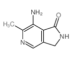 5-amino-4-methyl-3,8-diazabicyclo[4.3.0]nona-1,3,5-trien-7-one Structure