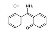 6-[amino-(2-hydroxyphenyl)methylidene]cyclohexa-2,4-dien-1-one Structure