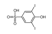 4-hydroxy-3,5-diiodobenzenesulphonic acid Structure