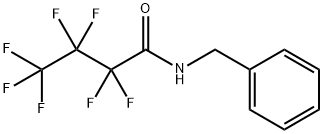 Butanamide, 2,2,3,3,4,4,4-heptafluoro-N-(phenylmethyl)- Structure