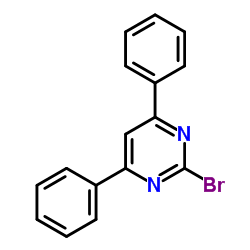 2-Bromo-4,6-diphenylpyrimidine Structure