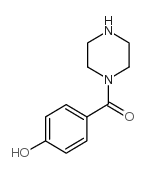 (4-羟基苯基)哌嗪-1-基-甲酮结构式