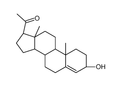 4-孕烯-3beta-ol-20-酮结构式
