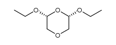 cis-2,6-diethoxy-1,4-dioxane Structure