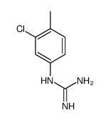 N-(3-氯-4-甲基苯基)胍结构式