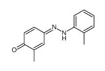 4-(o-Tolylazo)-2-methylphenol Structure