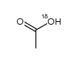 (18)O-acetic acid Structure