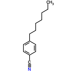 4-正庚基苯甲腈结构式