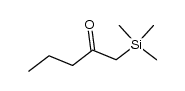 1-(Trimethylsilyl)-2-pentanone结构式