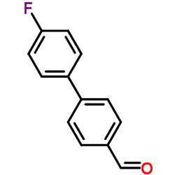 4'-Fluoro-4-biphenylcarbaldehyde structure